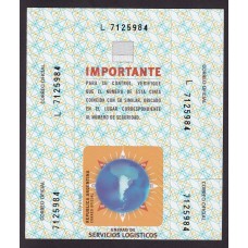 ARGENTINA SERVICIO SELLO CIERRES PARA CAJAS ENVIO GJ L4 NUEVO MINT U$ 100
